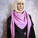 Scarf-bactus 'Pink Flamingo' from 100 % cashmere, Scarves and snoods, St. Petersburg,  Фото №1