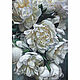 Painting 'White peonies' oil on canvas 70h100cm, Pictures, Moscow,  Фото №1