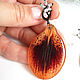 Order Earrings with Real Orange Lily Petals Korean Accessories. WonderLand. Livemaster. . Earrings Фото №3