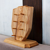 Сувениры и подарки handmade. Livemaster - original item Stand (stand) for collectible knives made of solid ash. Handmade.