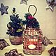 Заказать Подсвечник новогодний. Fashion Wicker. Ярмарка Мастеров. . Подсвечники Фото №3