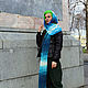 Scarf Blue lagoon. Scarves. SweetMarket. My Livemaster. Фото №6