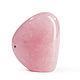 Кристалл розового кварца. Натуральный камень розовый кварц