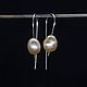 Earrings 'White fruit' silver, white Baroque pearls. Earrings. stepan-klimov. Online shopping on My Livemaster.  Фото №2
