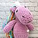 Order Knitted toy-plush rainbow Unicorn. Studio knitted decor COZYHOME. Livemaster. . Stuffed Toys Фото №3