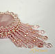 Pink sugar - pendant fringe beads rose quartz. Pendants. Roxana flowers. Online shopping on My Livemaster.  Фото №2