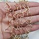 Заказать Цепь из сердечек, Позолота, 12х15 мм, Цз061, 20 см. iva_crystals. Ярмарка Мастеров. . Цепочки Фото №3