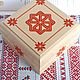  Alatyr. slavic amulet red cross stitch, Box, Rostov-on-Don,  Фото №1
