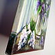 Painting lilac Flowers in a vase Oil on Canvas still Life with lilac flowers. Pictures. larashop. Online shopping on My Livemaster.  Фото №2