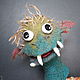 Glove toy, monster doll on hand for puppet theater. Puppet show. AnzhWoolToy (AnzhelikaK). My Livemaster. Фото №5