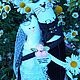 Свадебные Коты Обнимашки. Интерьерная кукла. Галина (PRIMAVERA) (Alinka-7980). Интернет-магазин Ярмарка Мастеров.  Фото №2