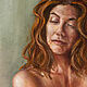 Seated Nude. Oil painting. Pictures. Andrej Smolenskij. Kartiny (andreysmolensky). Интернет-магазин Ярмарка Мастеров.  Фото №2