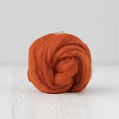 Материалы для творчества handmade. Livemaster - original item Merino Australian Pumpkin 19 MKR. DHG Italy. wool for felting.. Handmade.