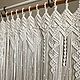 Macrame curtain on a doorway or window. Curtains1. MoreKnots (Anastasiya). My Livemaster. Фото №4