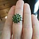 Circle ring with Chromdiopside, Rings, Moscow,  Фото №1