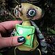 Мятная моль. Чердачная кукла. Kofeynyashki ART toys Кожемякина Людмила  (kofeynyashki). Ярмарка Мастеров.  Фото №5