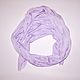 Silk scarf lilac women's spring demi-season silk scarf. Scarves. Silk scarves gift for Womans. My Livemaster. Фото №6