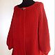 Cardigan ' Lady in red '. Cardigans. The warmth of my hands. Online shopping on My Livemaster.  Фото №2