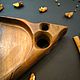 Менажница  Сыр из ореха. Деревянная посуда. Менажницы. Wood apple decor. Ярмарка Мастеров.  Фото №4