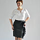 Straight skirt with double flounce, Skirts, Novosibirsk,  Фото №1