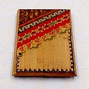 Винтаж handmade. Livemaster - original item Notebook cover Vintage 1958 Bulgaria Wood. Handmade.