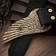 Leather belt 'angel Wing' Brass. Straps. apanasovru. My Livemaster. Фото №5
