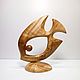 Figurine ' Fish cap'. Figurines. Wooden cats-Alexander Savelyev. Online shopping on My Livemaster.  Фото №2