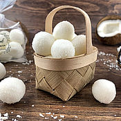 Косметика ручной работы handmade. Livemaster - original item Body Scrub Sugar Coconut Balls Set of 16 pcs.. Handmade.