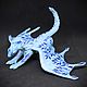 Snow dragon. Miniature figurines. Logovo Snezhnogo Drakona (YouD). My Livemaster. Фото №7
