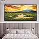 Большая картина с пейзажем на стену в гостиную Пейзаж гор Картины, Картины, Санкт-Петербург,  Фото №1