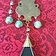 Vintage Czech necklace in the style of Art Nouveau. Vintage necklace. Antiki777. My Livemaster. Фото №5