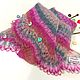 Shawl scarf crocheted openwork mohair, Shawls, Korolev,  Фото №1