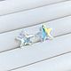 Подвеска Swarovski Starfish 6721, 16 мм, Crystal AB. Кристаллы. Accessoria Фурнитура для украшений. Интернет-магазин Ярмарка Мастеров.  Фото №2