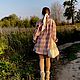 Заказать Рубашка в клетку из фланели. Boho. Ярмарка Мастеров. . Рубашки Фото №3