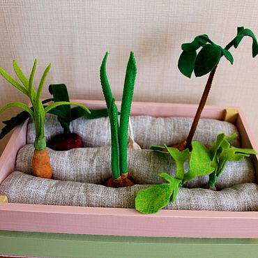 Куклы и игрушки ручной работы. Ярмарка Мастеров - ручная работа Огород. Handmade.