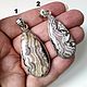 Кулон с кружевным агатом "Фламандское кружево". Кулон. Unique Silver (UniqueSilver). Интернет-магазин Ярмарка Мастеров.  Фото №2