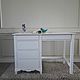 White Desk with Cabinet. Tables. Beautiful handcrafted furniture (7208327). My Livemaster. Фото №6
