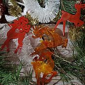 Сувениры и подарки handmade. Livemaster - original item Christmas decorations: The mystical reindeer of Santa Claus. Handmade.