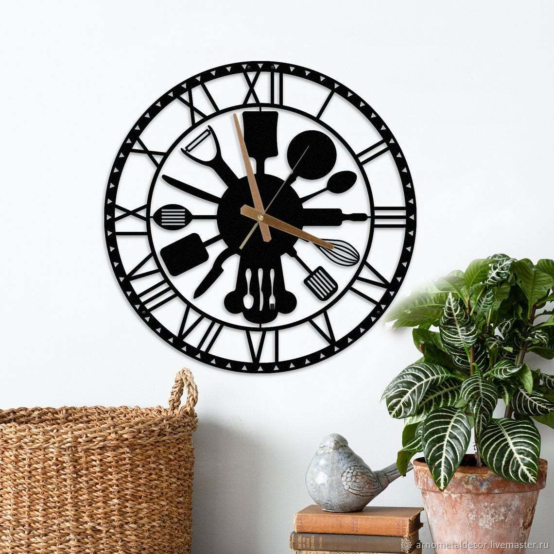 Большие часы на стену на кухню