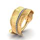 Кольцо «Перо» из золота с бриллиантами, Кольца, Москва,  Фото №1