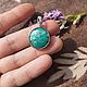 Подвеска с бирюзой "Green". Подвеска. Vadjra-jewelry. Ярмарка Мастеров.  Фото №5