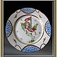 Porcelain plate with hand painted "Unicorn", Plates, Moscow,  Фото №1