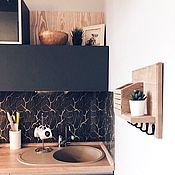 Для дома и интерьера handmade. Livemaster - original item Shelves: Kitchen shelf made of oak. Handmade.