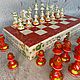 Wooden chess, gift 'Apples in the snow', game. Chess. Anna Fekolkina chess-souvenirs. My Livemaster. Фото №5