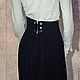 Order long skirt with pleats 'Elegance'. Lana Kmekich (lanakmekich). Livemaster. . Skirts Фото №3