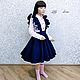 Заказать Сарафан " Sentiment" 2 в 1. Little___dress. Ярмарка Мастеров. . Школьная форма Фото №3