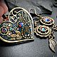 Заказать Комплект украшений. Кулон и серьги в стиле стимпанк/steampunk. ©️Устинова Анна  -Steampunk Master- (UstinovaAnna) (UstinovaAnna). Ярмарка Мастеров. . Украшения субкультур Фото №3