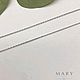 Заказать Цепь тонкая, 1,6 х 2,2 мм, родий, 50 см, Ц51. Mary furnitura. Ярмарка Мастеров. . Цепочки Фото №3