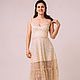 Beige dress with straps, Dresses, Astrakhan,  Фото №1