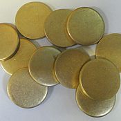 Алюминий 25х2 мм заготовка для чеканки монет, монетный, А252